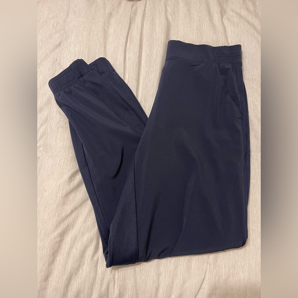 Athleta Navy Elastic Waist Joggers